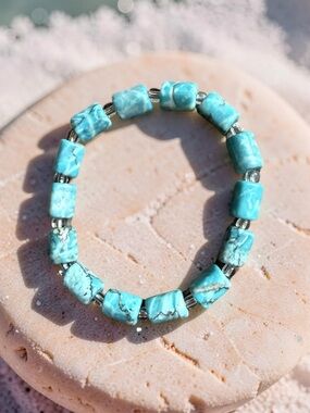 Imperial Jasper Rondelle bracelet 💙
